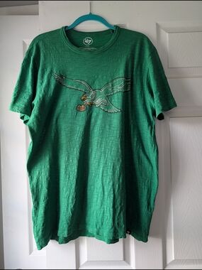 '47 Brand Philadelphia Eagles Men's Large Eagles Green Graphic Tee NWOT